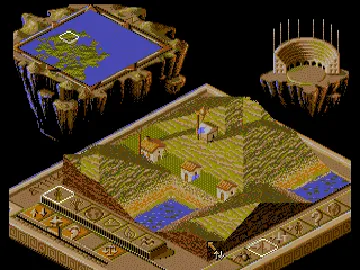 Two Tribes - Populous II (Europe) screen shot game playing